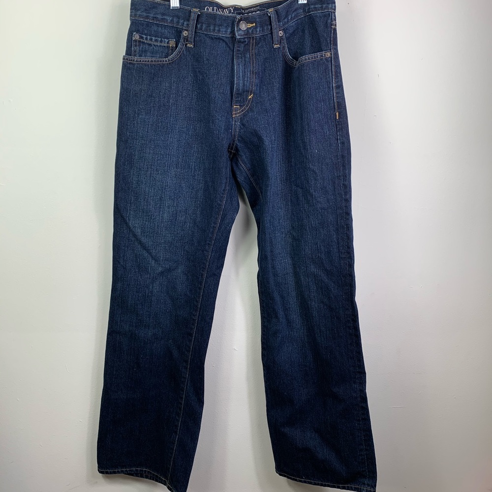 Old Navy Vintage Loose Fit Denim Blue Jeans 32x32